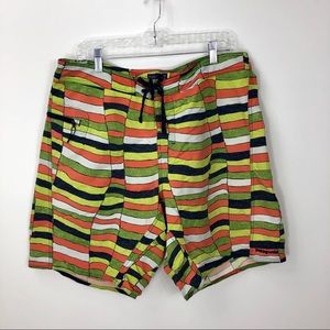 Patagonia Geometric Swim Trunks Shorts Sz 36
